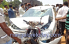Kundapur: Father, son killed as car rams against bike